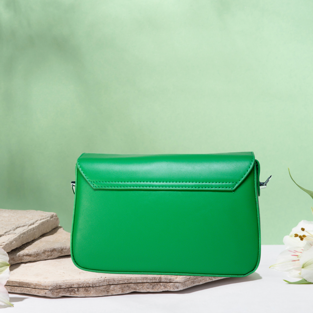 Butterfly Green Messenger Bag