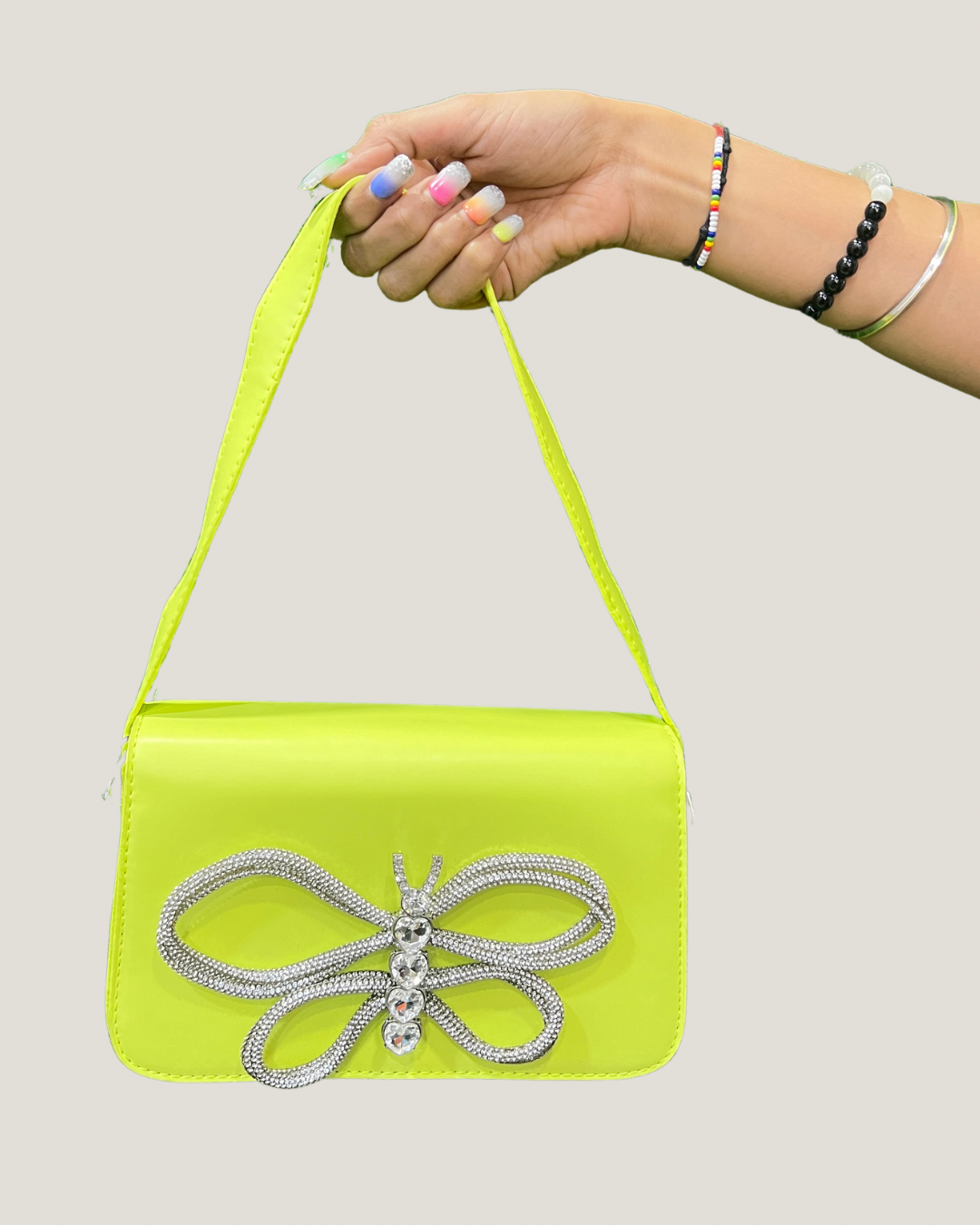 Butterfly Neon Messenger Bag