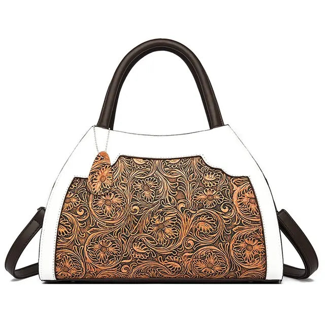 Royal Carved Couture Handbag