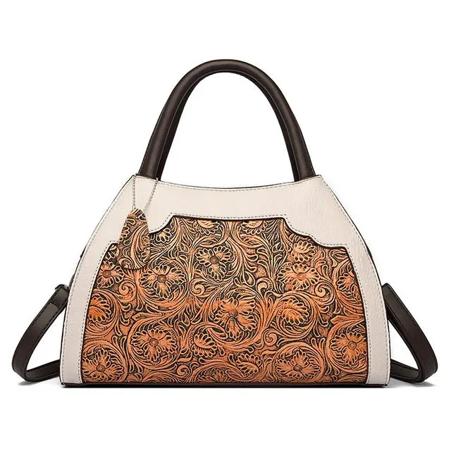 Royal Carved Couture Handbag