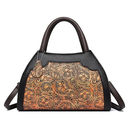 Royal Carved Couture Handbag