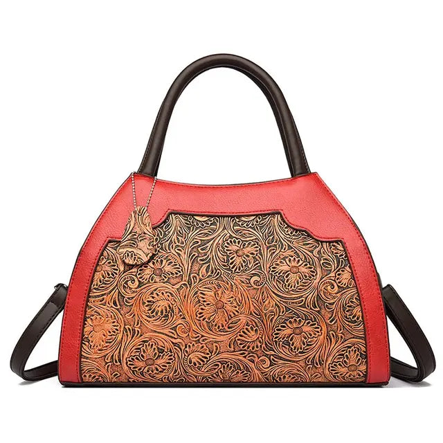 Royal Carved Couture Handbag