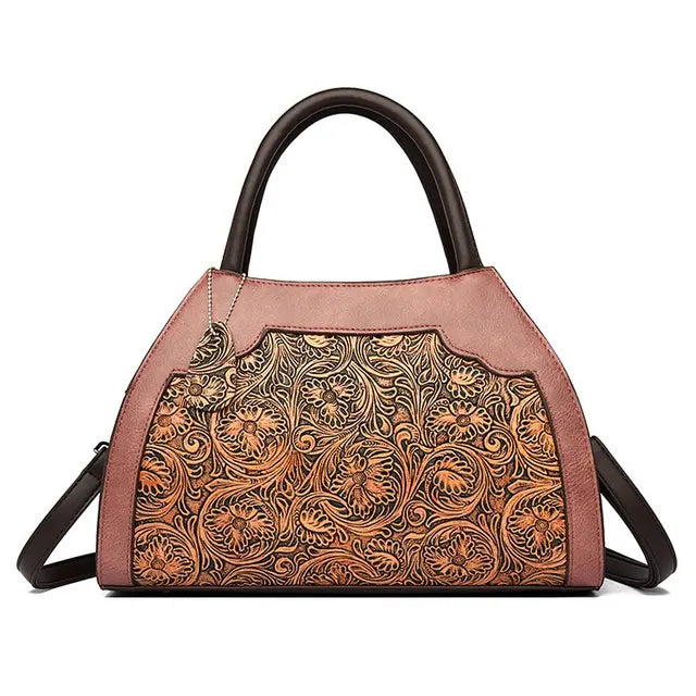 Royal Carved Couture Handbag