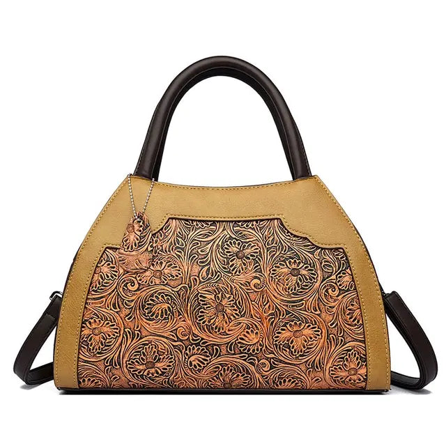 Royal Carved Couture Handbag