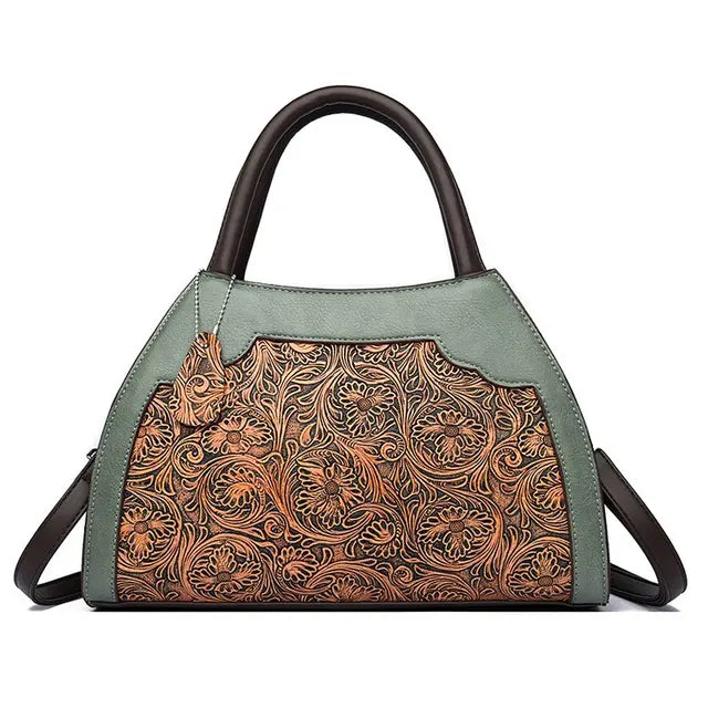 Royal Carved Couture Handbag