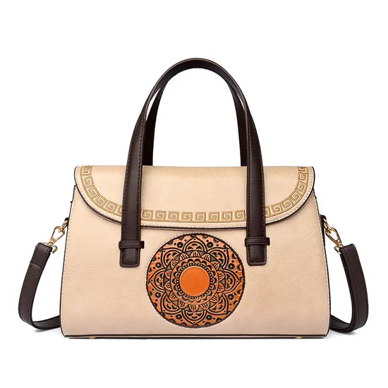 Mandala Embossed Bag