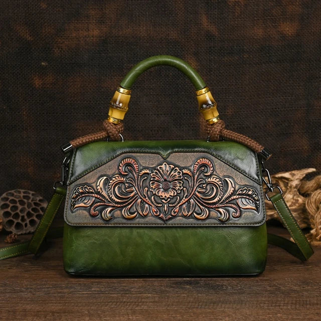 Empress Embossed Handbag