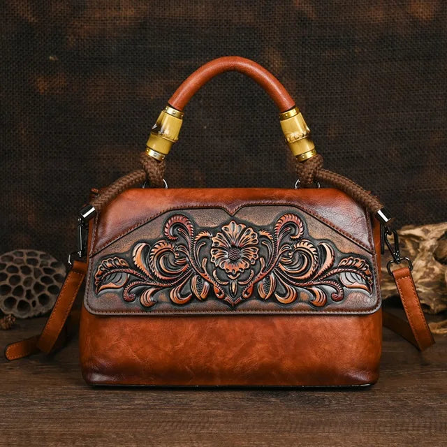 Empress Embossed Handbag