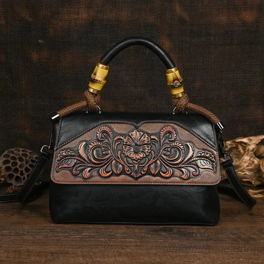 Empress Embossed Handbag