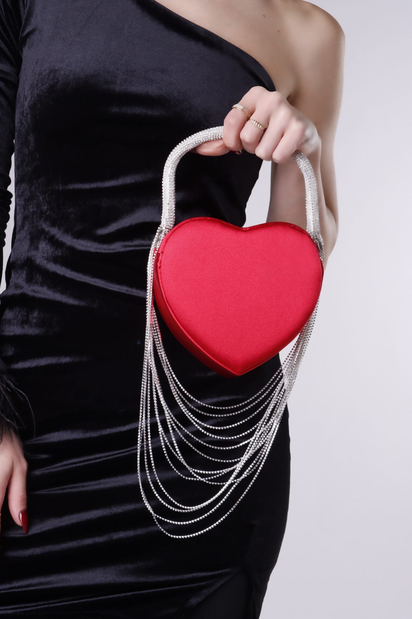 Amore Red Heart Bag