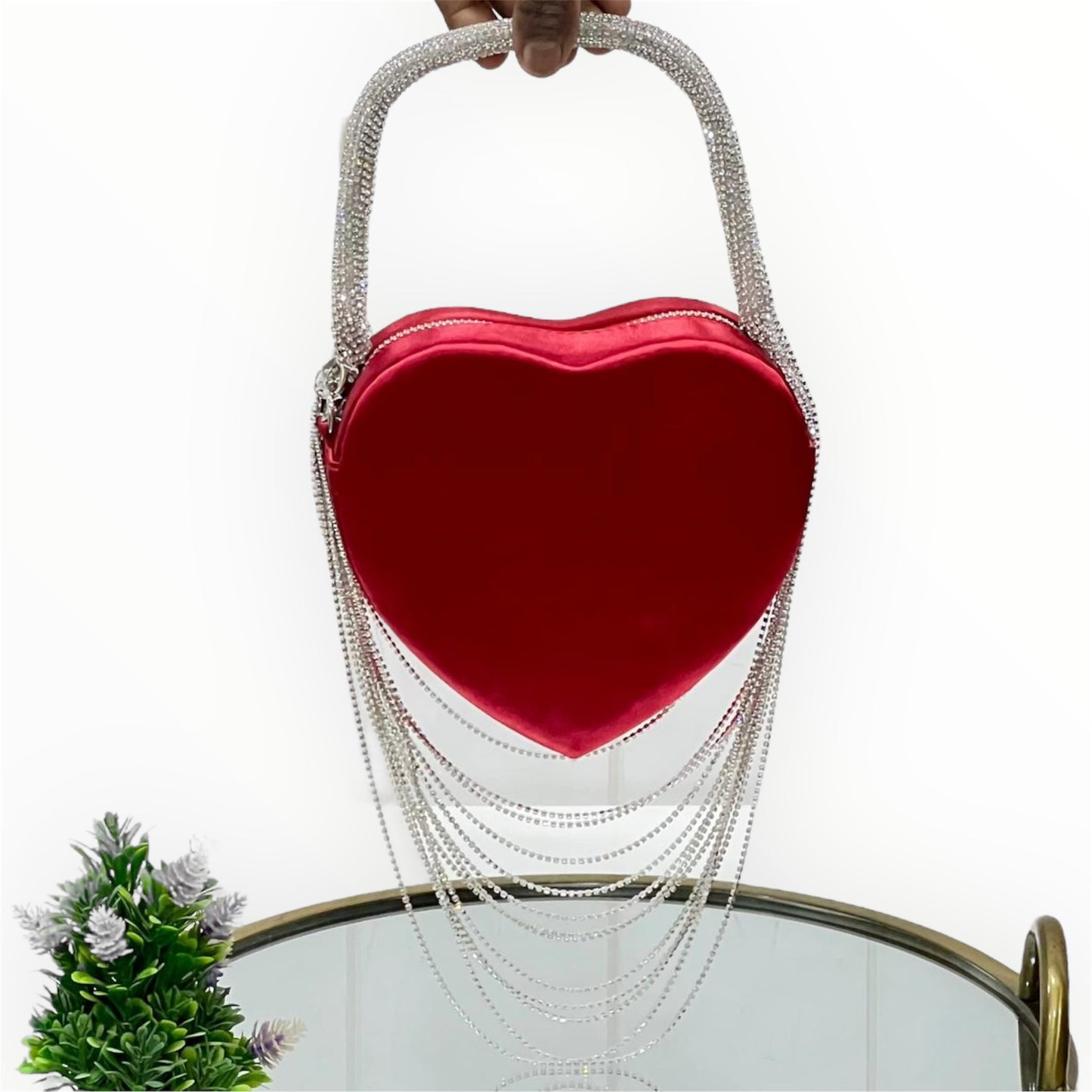 Amore Red Heart Bag