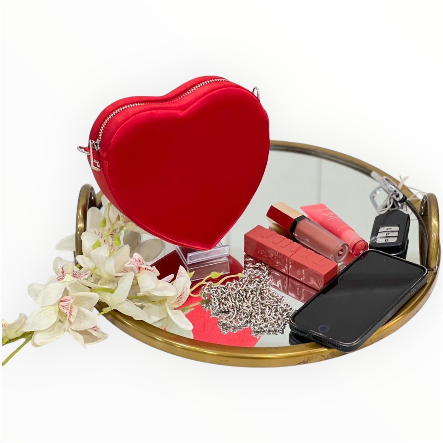 Amore Red Heart Bag