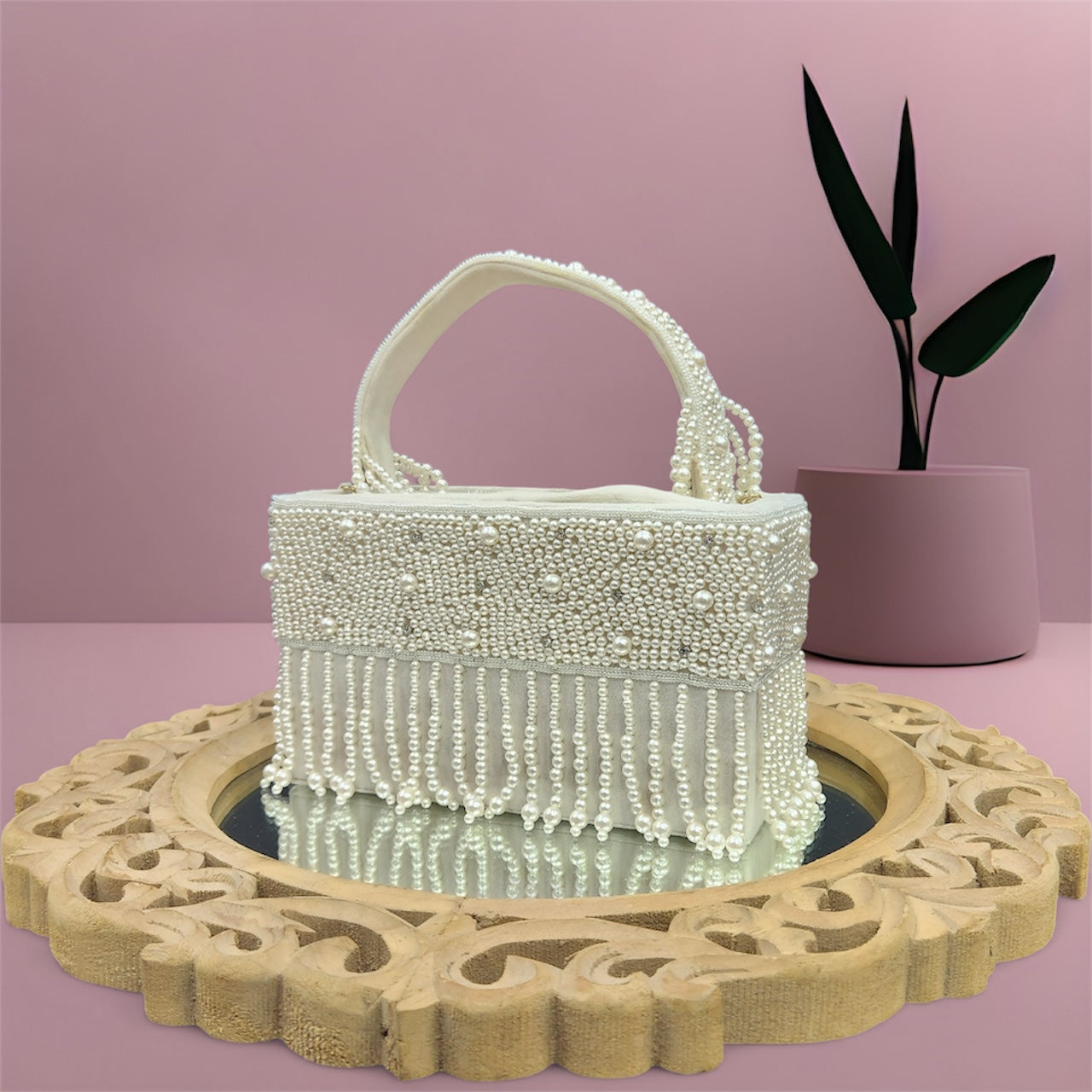 Moti Ivory Bucket Bag