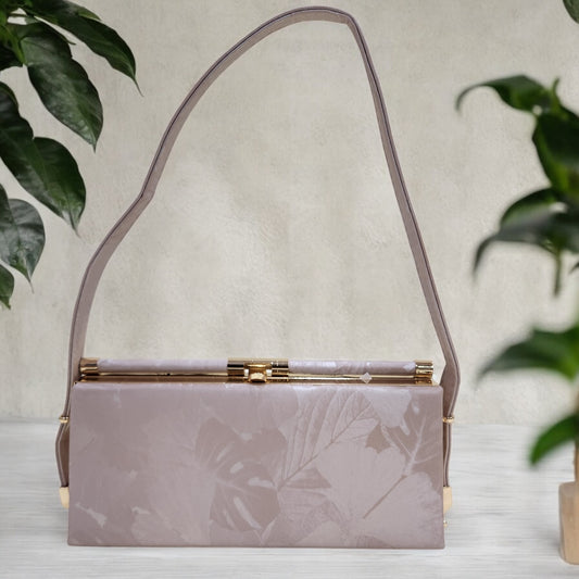 Blossom Floral Pink Box Clutch