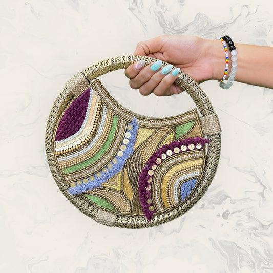 Abstract Antique Party Ring Bag