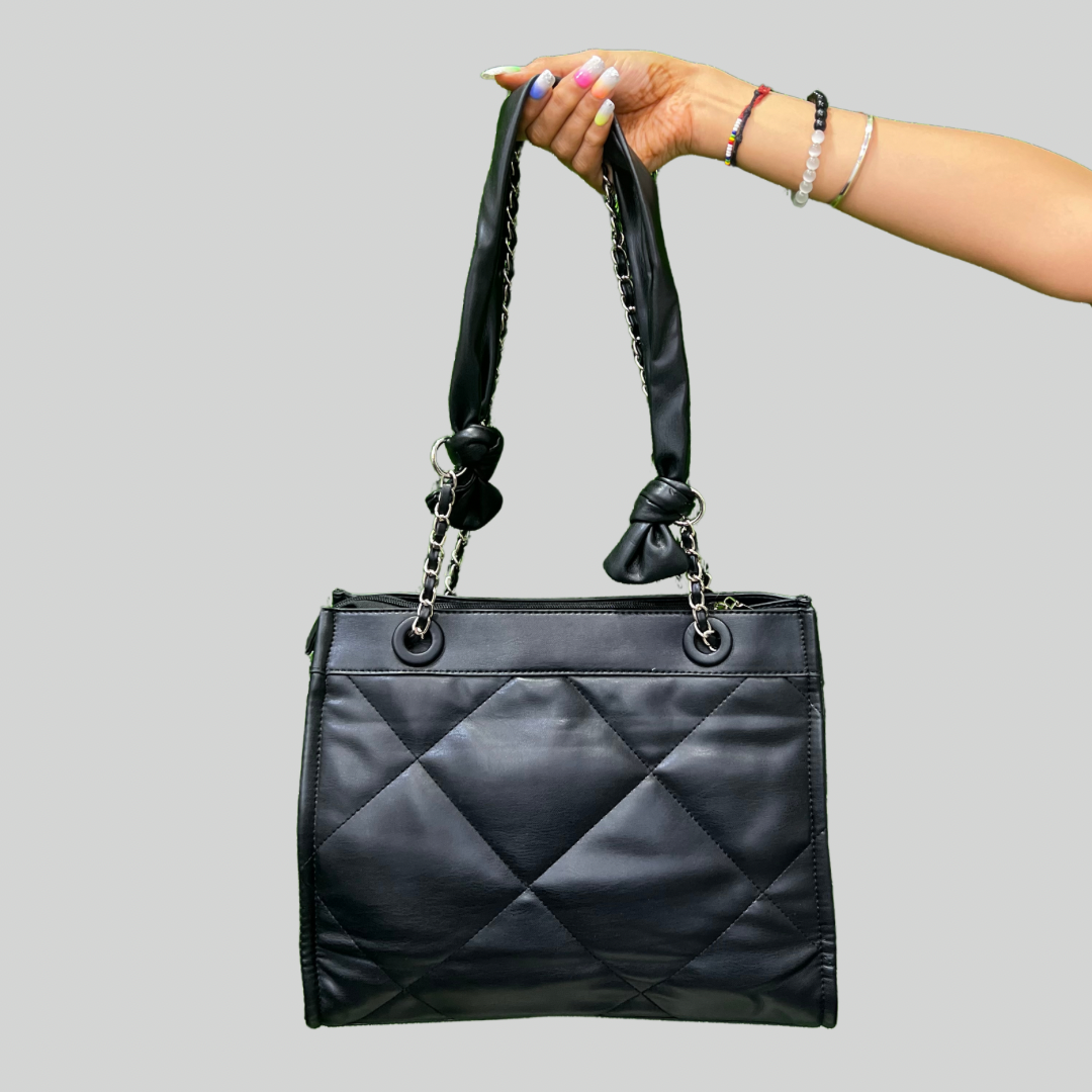 Soft Luxe Black Tote