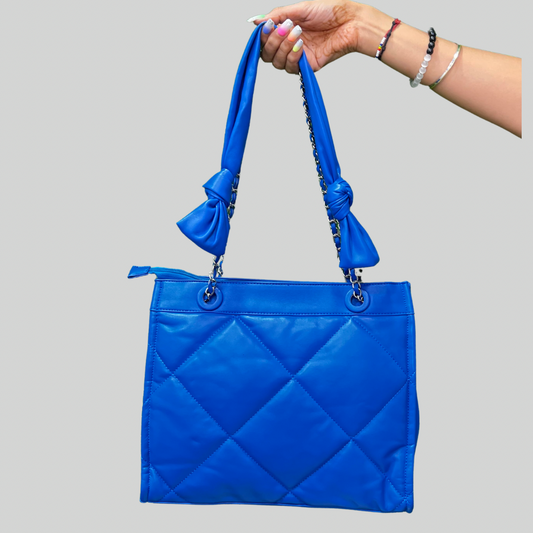 Soft Luxe Blue Tote