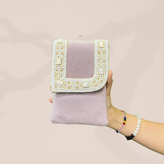 Pearl Harmony Lavender Envelope Mobile Sling