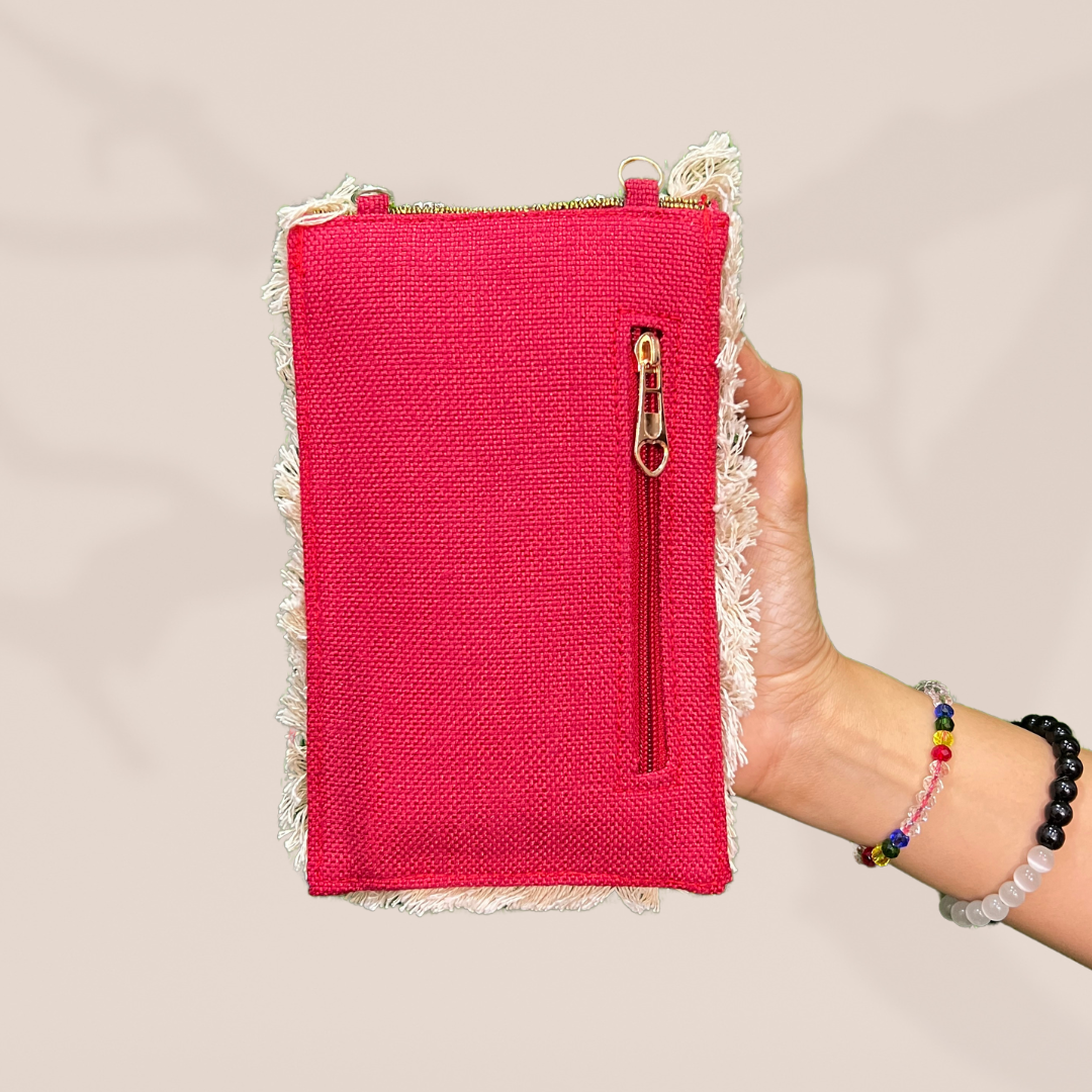 Festive Flair Red Envelope Clutch